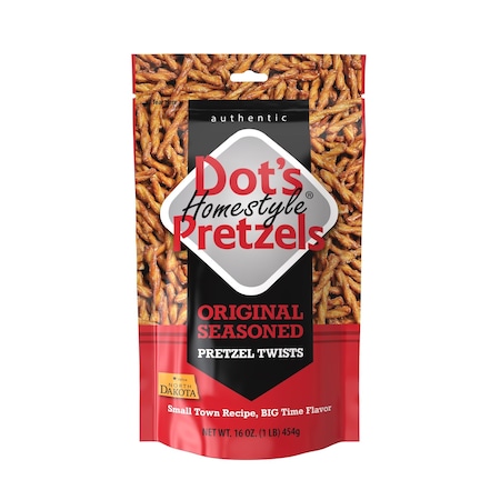 Dots Pretzels Dots Homestyle Original Pretzels 16 oz Bagged 0002 -DP